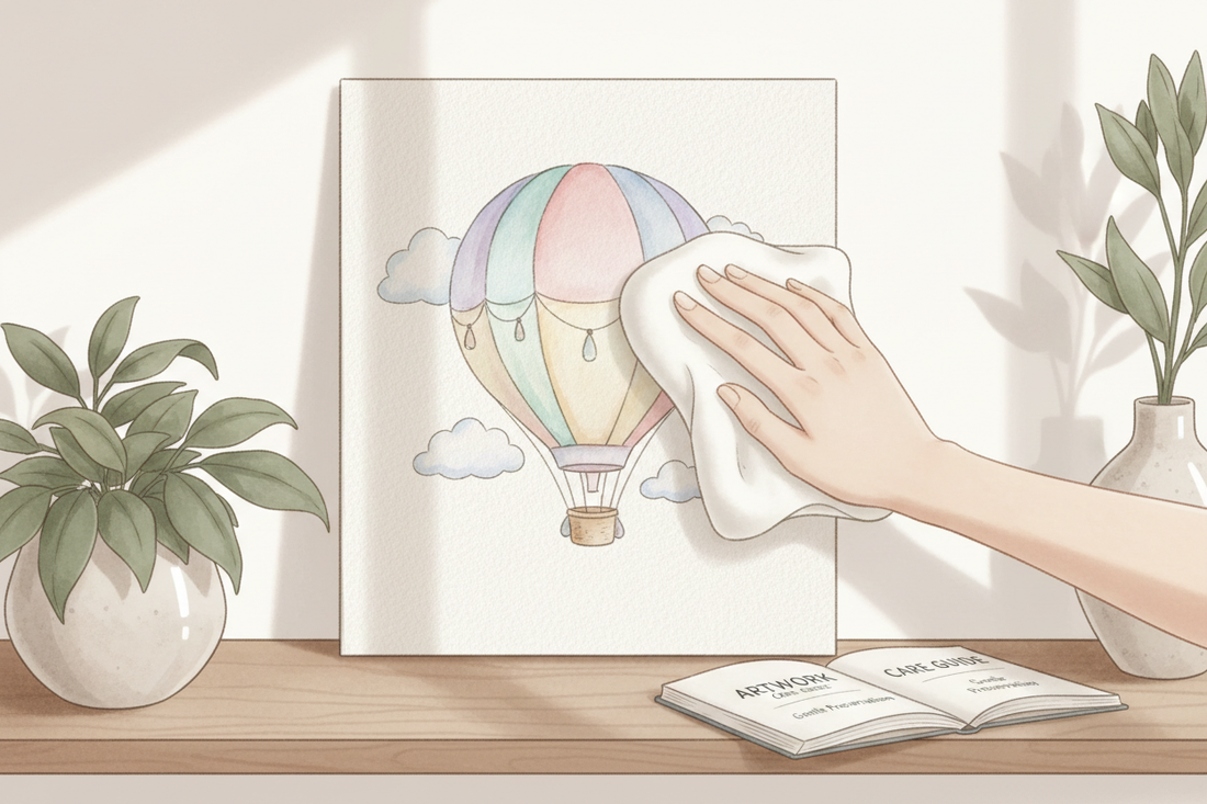 Tipps zur Pflege von handgemalten Acrylbildern auf Leinwand