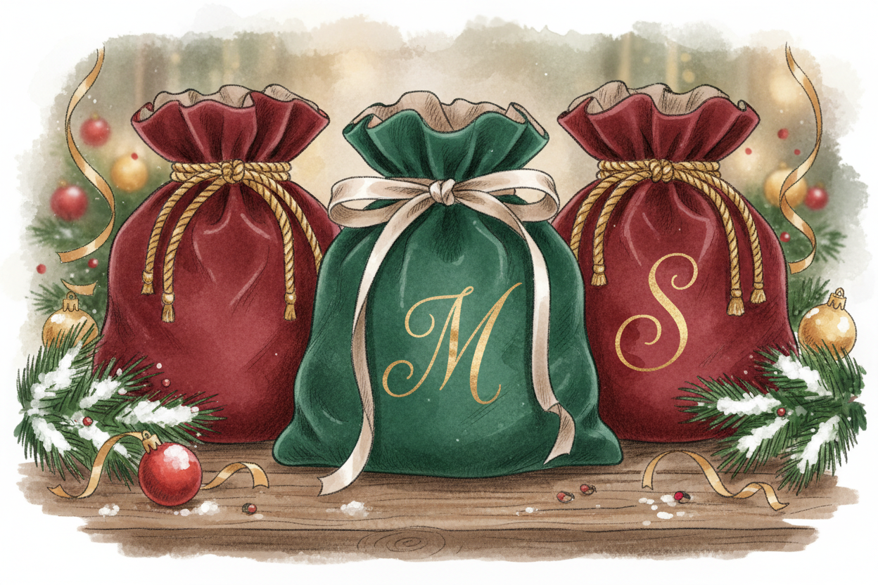 Geschenkbeutel handgemacht - Personalisiert & Klassisch