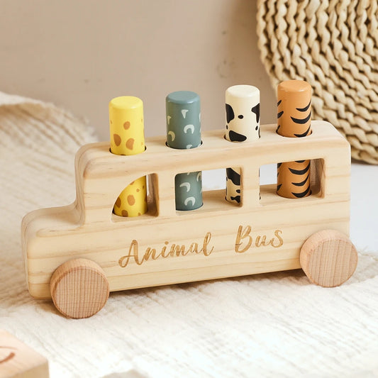Kinder Spielbus aus Holz