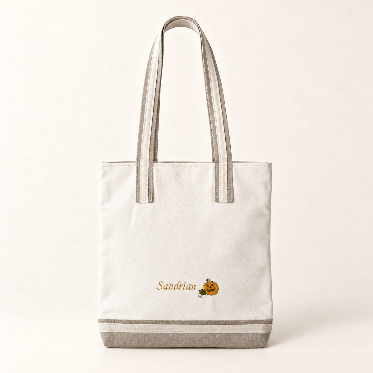 Stofftasche mit Kürbis- Herbsttasche-personalisiert