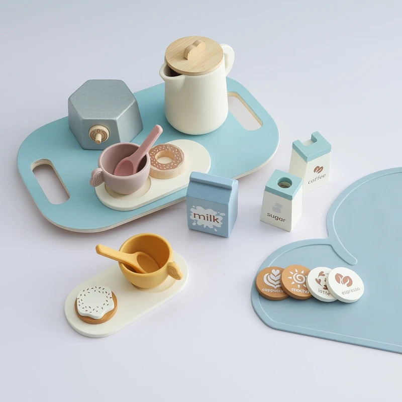 Holz Kaffeeset für Kinder