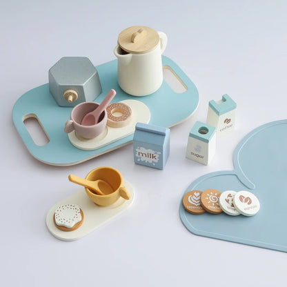 Holz Kaffeeset für Kinder