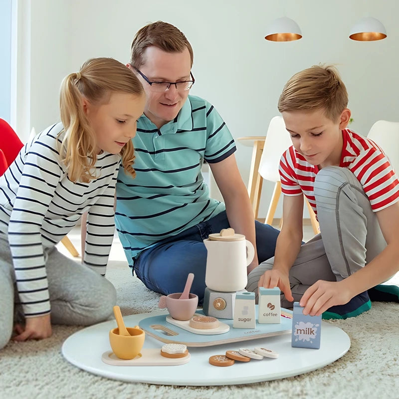 Holz Kaffeeset für Kinder