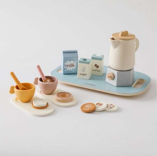 Holz Kaffeeset für Kinder 