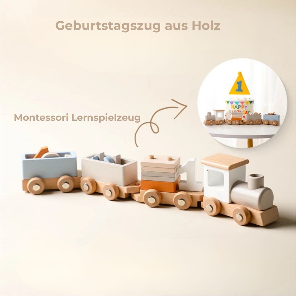 Holzspielzug - Montessori