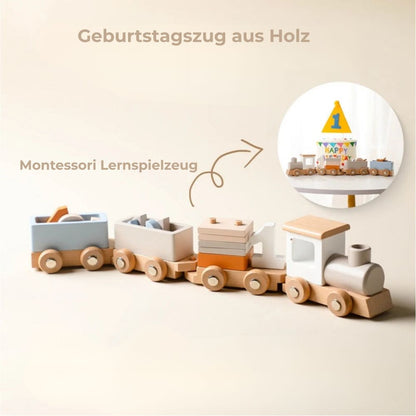Holzspielzug - Montessori
