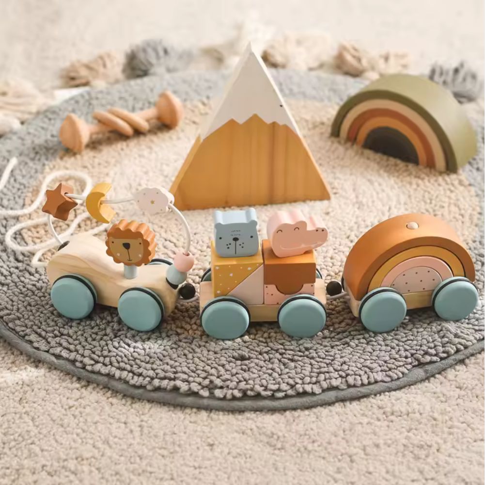 Holzspielzug - Montessori