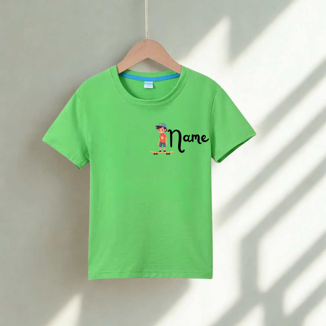 Jungen T-Shirt in hell grn