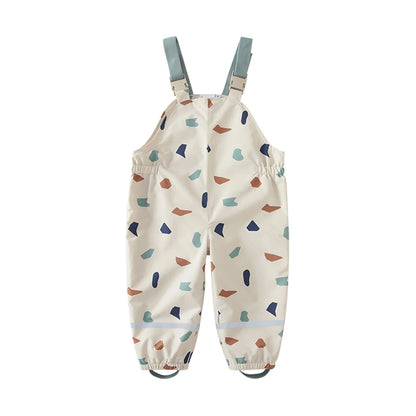 Kinder Regenhose in beige