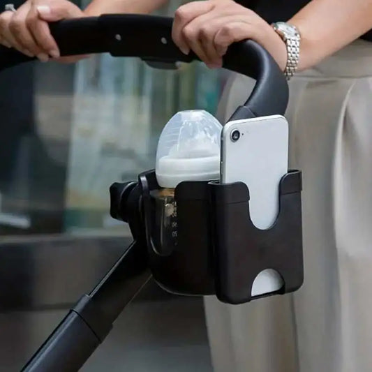 Kinderwagen Getränke Telefonhalter 2in1 360° Rotation