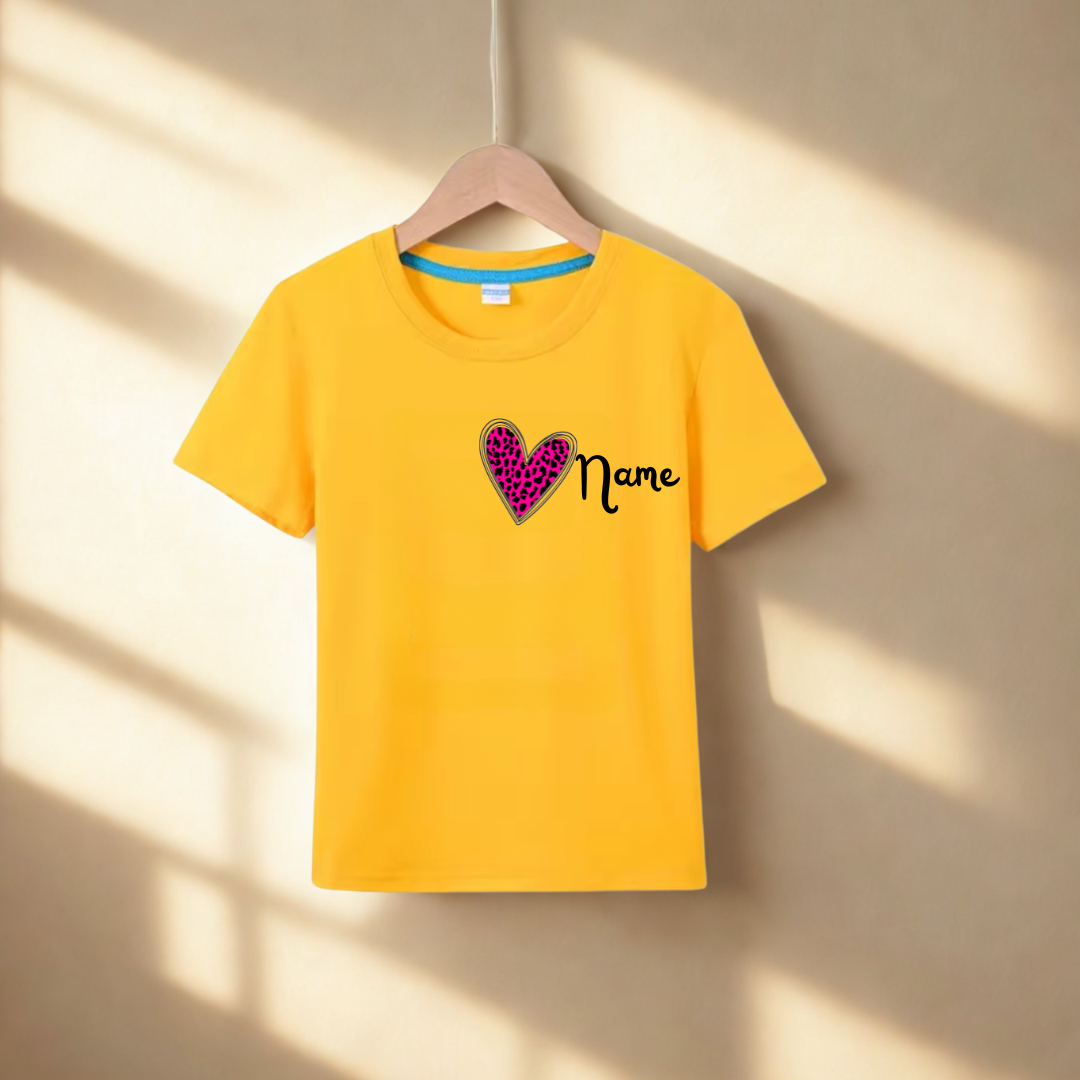Mädchen T-Shirt in gelb