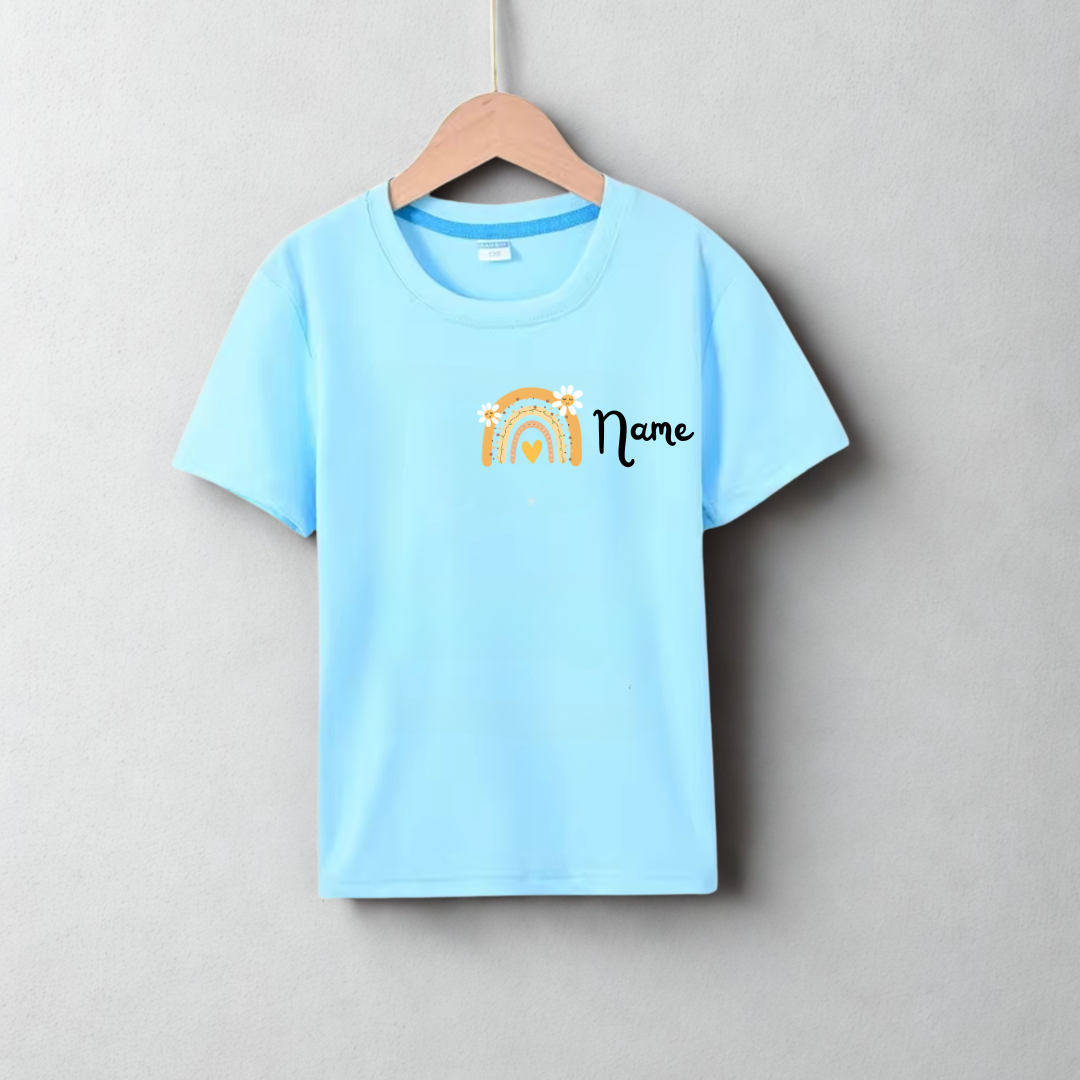 Mädchen T-Shirt in hell blau