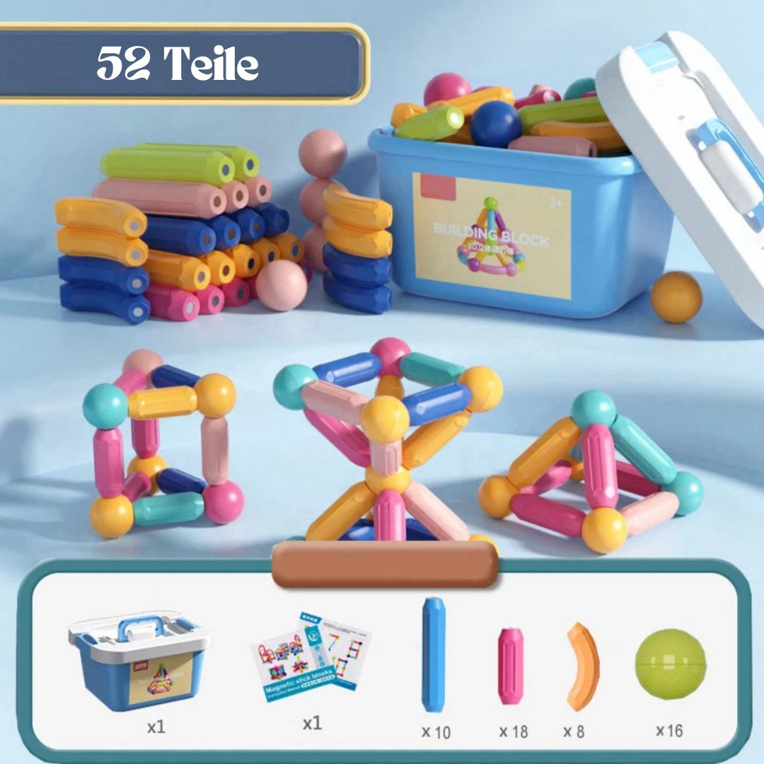 Magnetische Bausteine 52 Teile