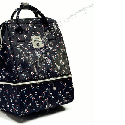 Mama Rucksack in Blumenmuster