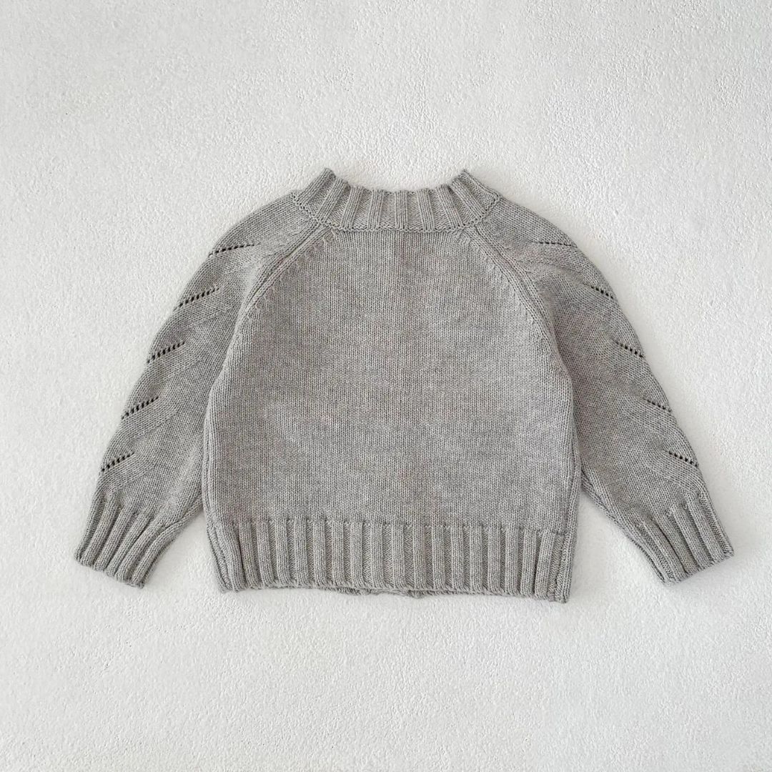 Strickjacke aus baumwolle
