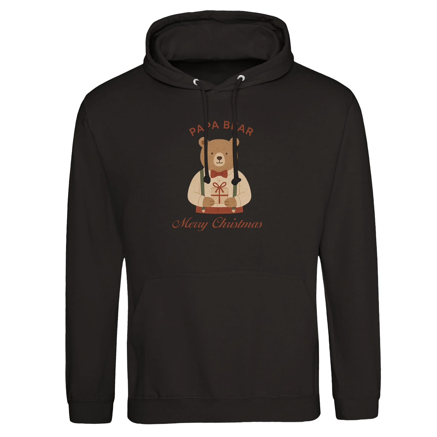 Weihnachtshoodie - Qualität und Design von Kiddoskiste in schwarz