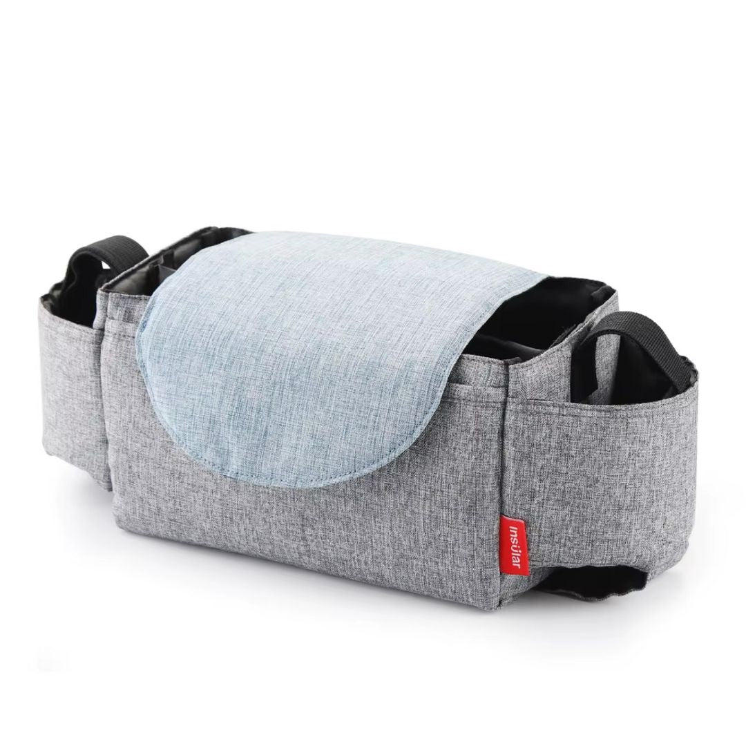 Wickeltasche - Aufbewahrungstasche in grau