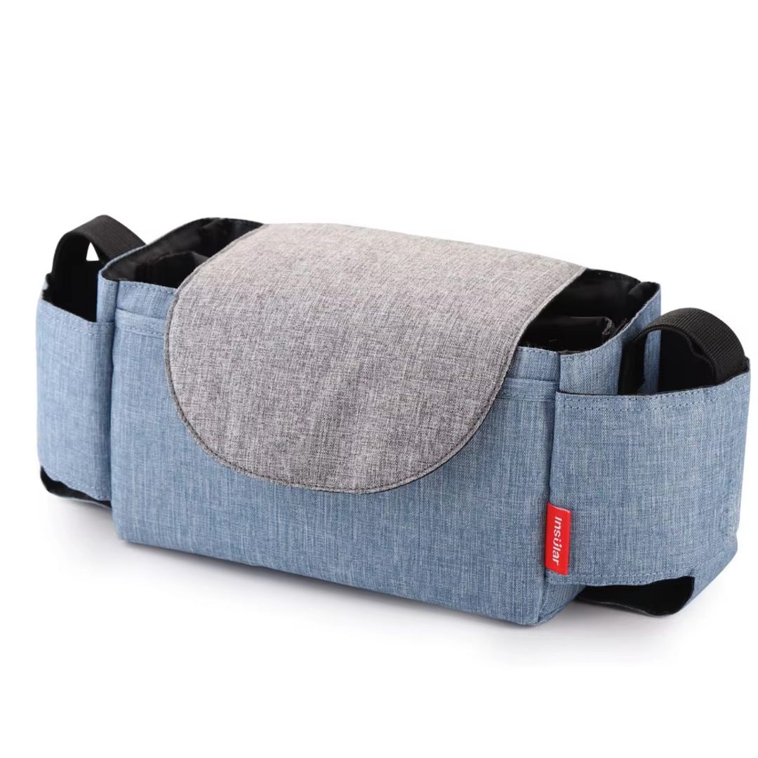 Wickeltasche - Aufbewahrungstasche in hell blau