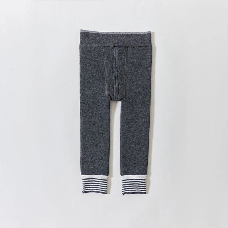 Winter Baby und Kind Leggins in grau