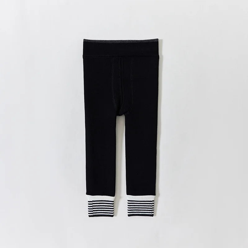 Winter Baby und Kind Leggins in schwarz