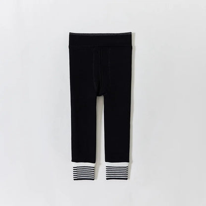 Winter Baby und Kind Leggins in schwarz
