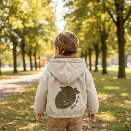 Kinderjacke mit easy Piezy Rückseite