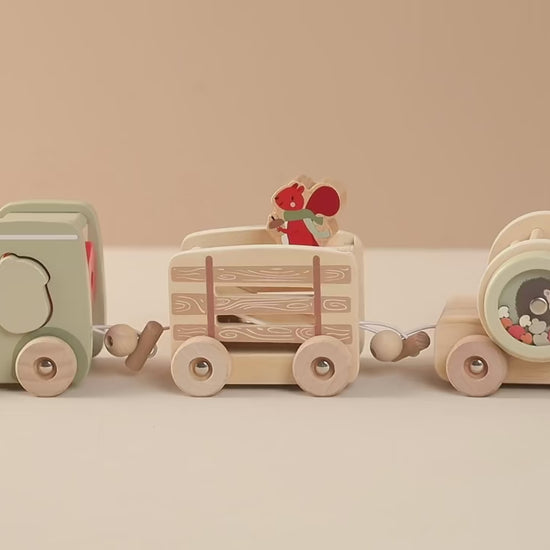Holz Spielzug video