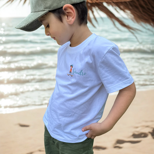 weisse T-shirt mit Schrift